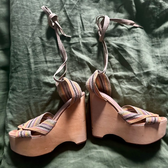 Jeffrey Campbell Platform Wedge Sandals - Picture 4 of 16